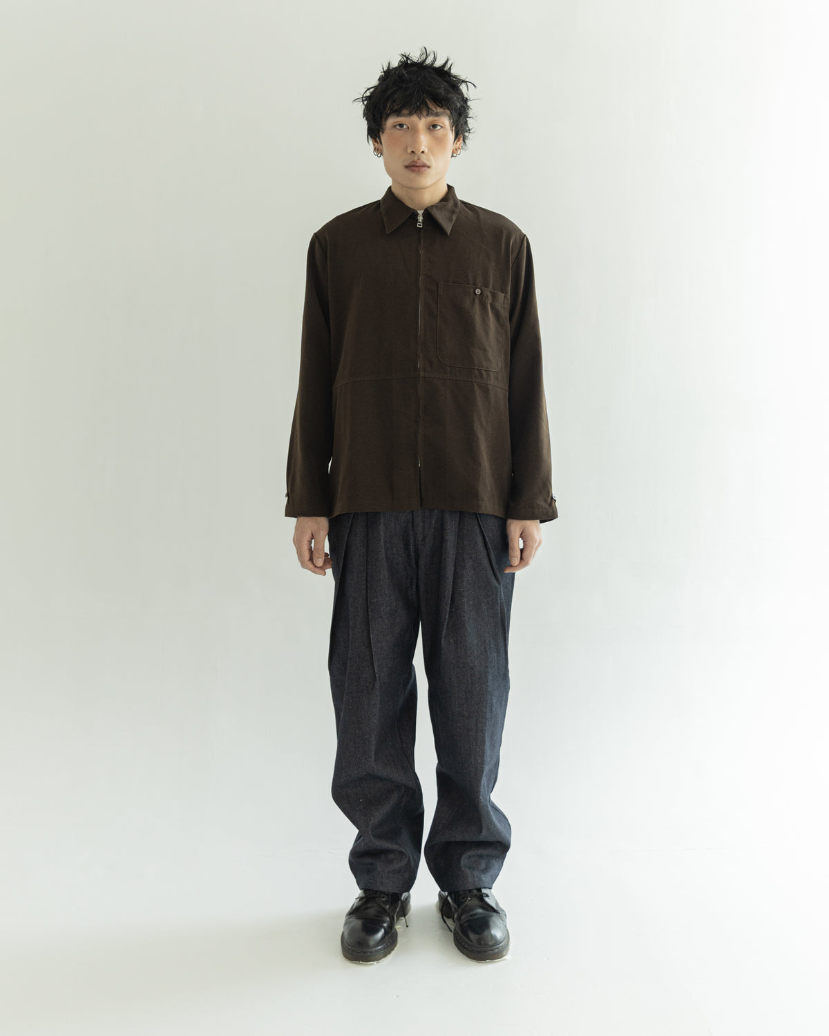 Booze Brown Full Zip