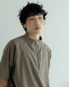 Greige Half Zip Shirt